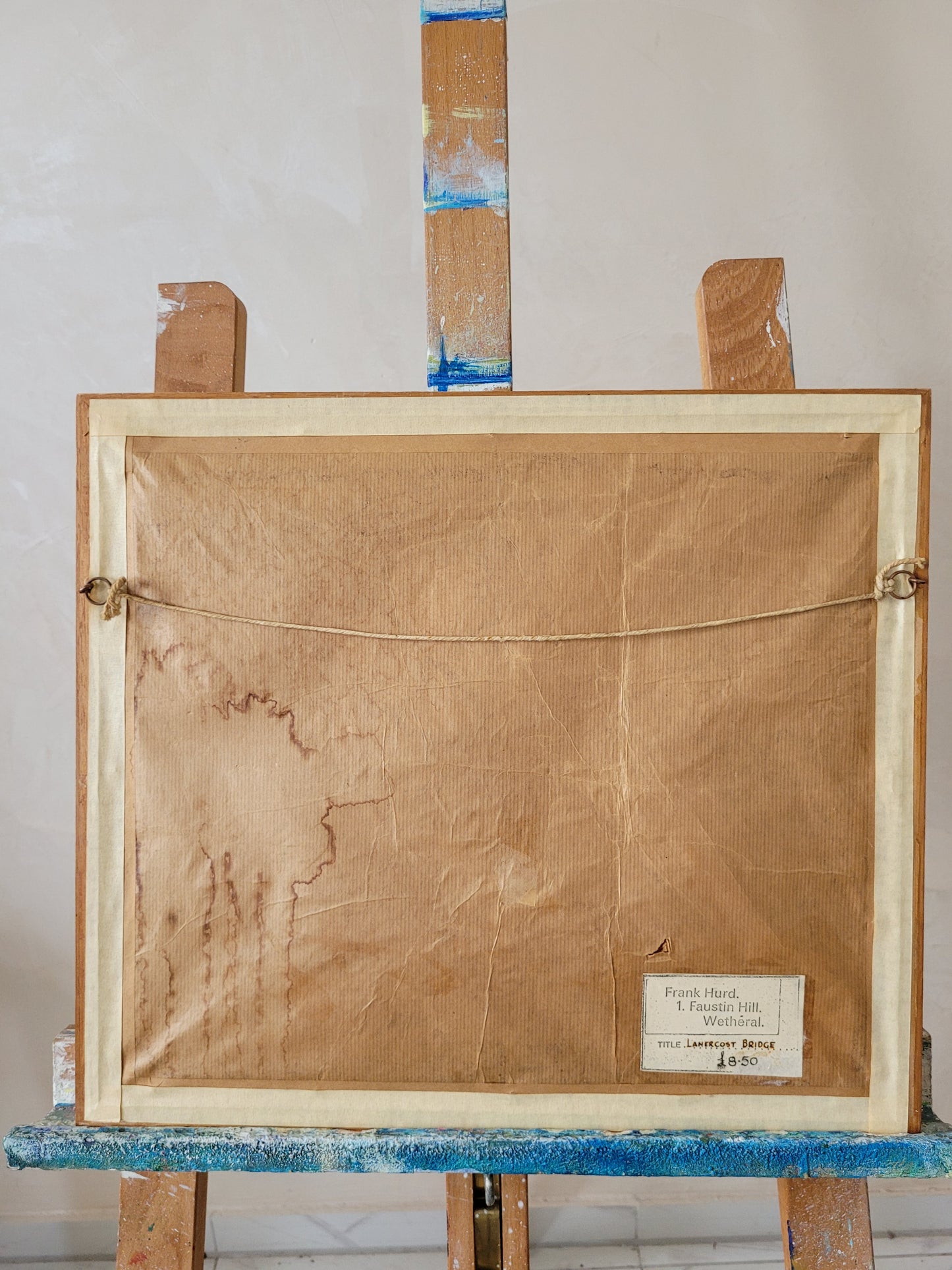Frank Hurd Original Grafik Wetheral Lanercost Bridge (1970)