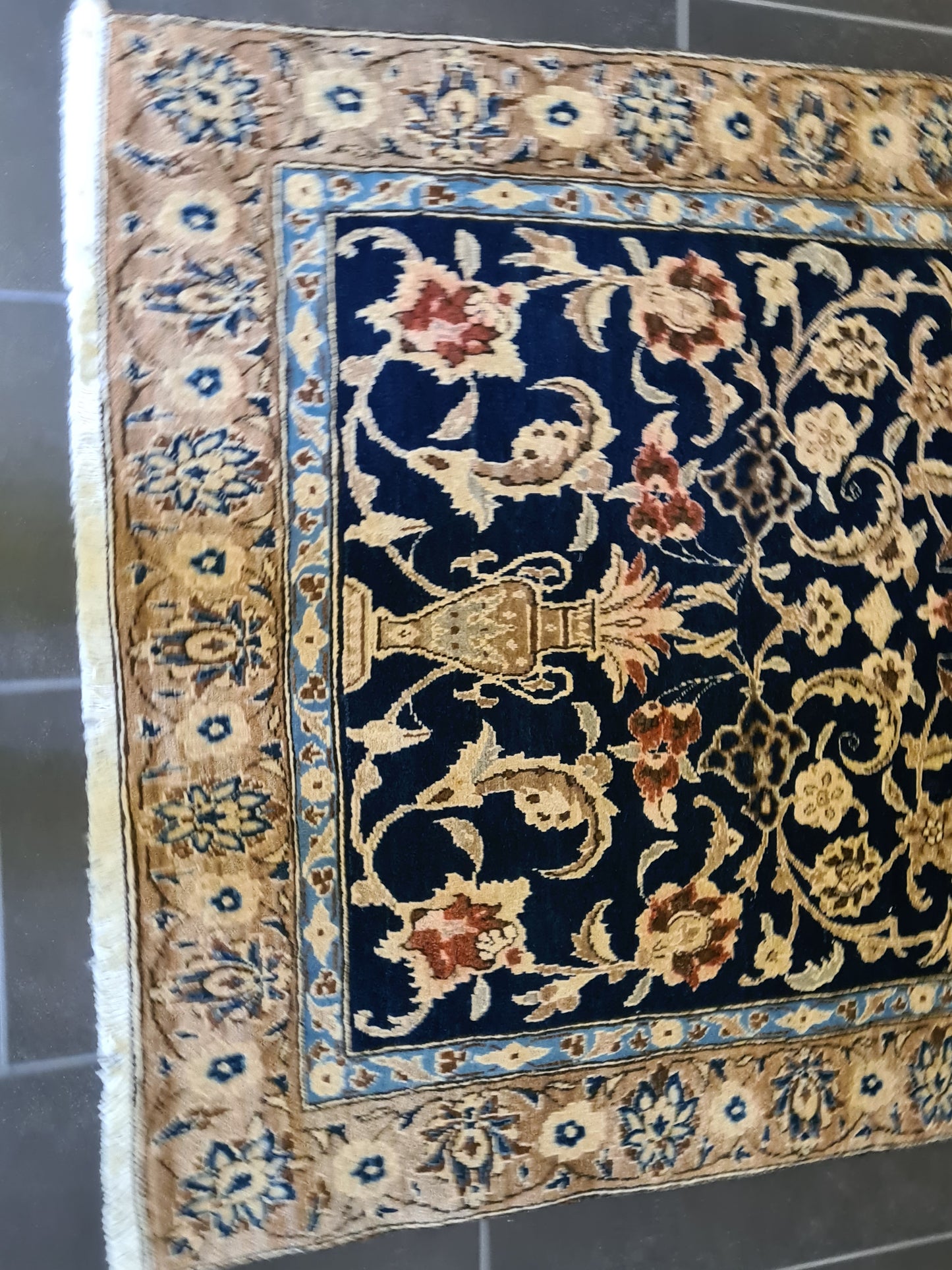Handgeknüpfter Orientteppich Persischer Isfahan Najafabad 146X106cm