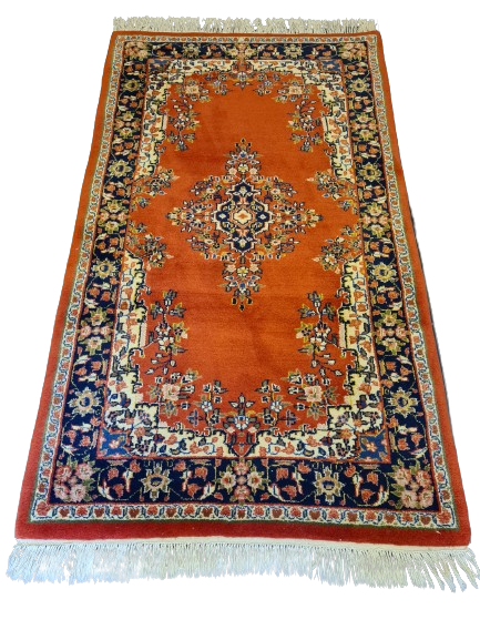 Feiner Handgeknüpfter Orientteppich - Kashmir Ghoum Teppich aus Indien 160X91cm