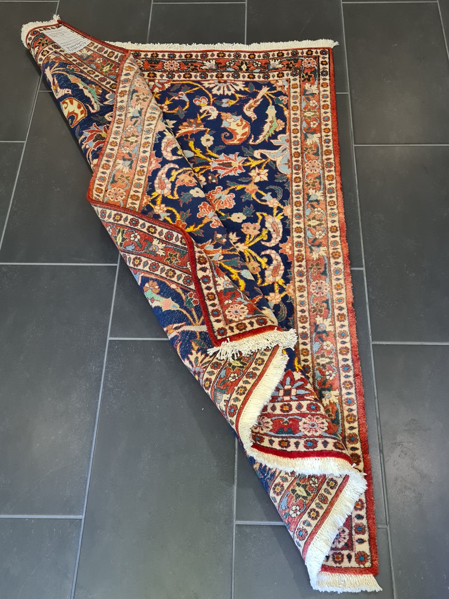 Feiner Handgeknüpfter Orientteppich - Isfahan Najafabad Teppich 147X109cm