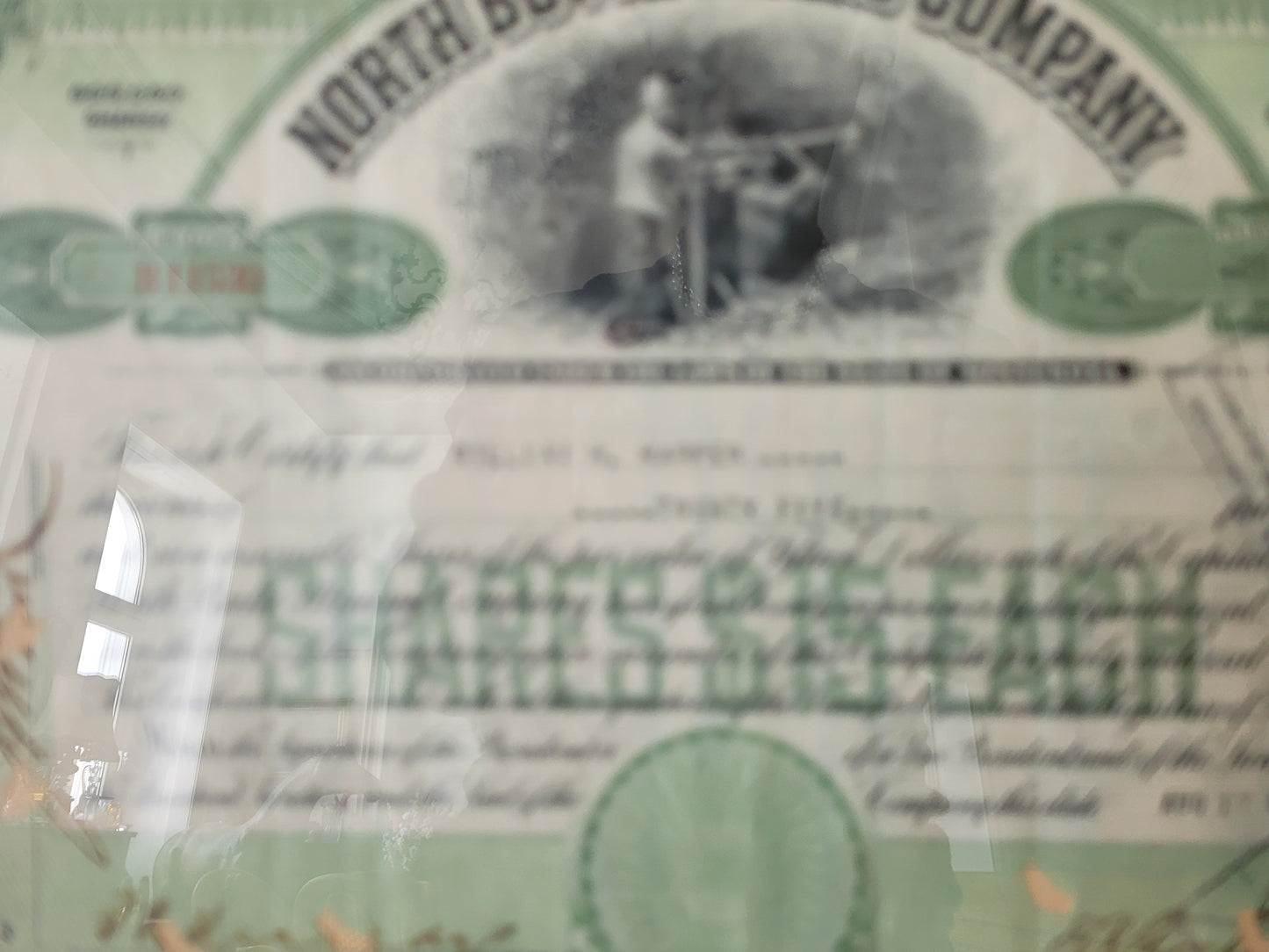 Originale Historische Aktie North Butte Mining Company 25 Anteile