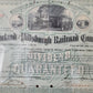 Historische Aktie Wertpapier Cleveland and Pittsburgh Railroad