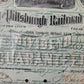 Historische Aktie Wertpapier Cleveland and Pittsburgh Railroad