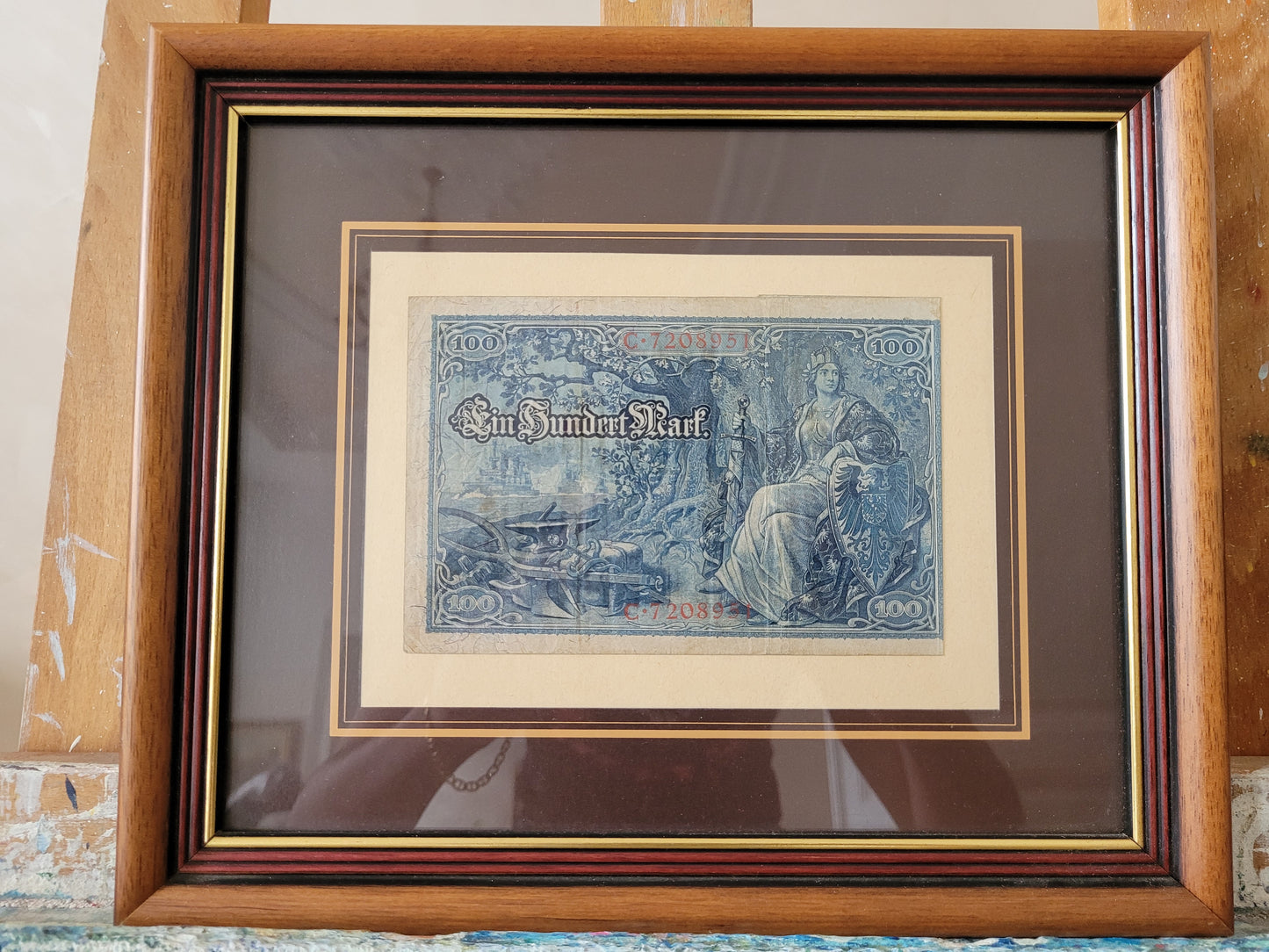 Originaler 100 Mark Geldschein aus Deutschland 1910