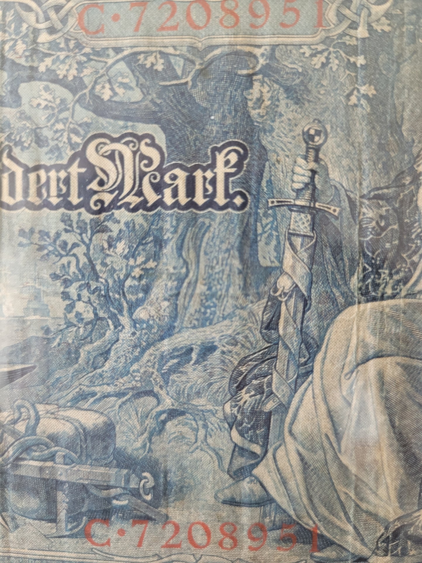 Originaler 100 Mark Geldschein aus Deutschland 1910