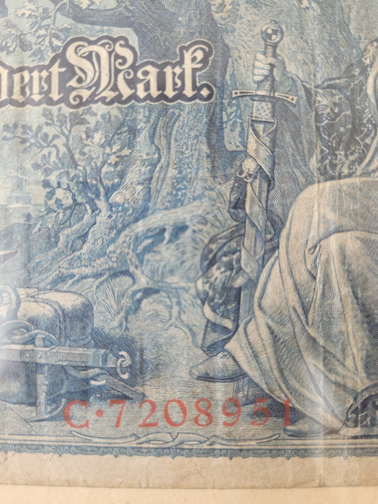 Originaler 100 Mark Geldschein aus Deutschland 1910