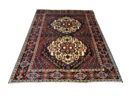 Antiker Handgeknüpfter Orientteppich - Perser Teppich Afshari Sammler Teppich 202X148cm