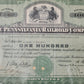 Original Aktie The Pennsylvania Railroad Company 100 Anteile 1951