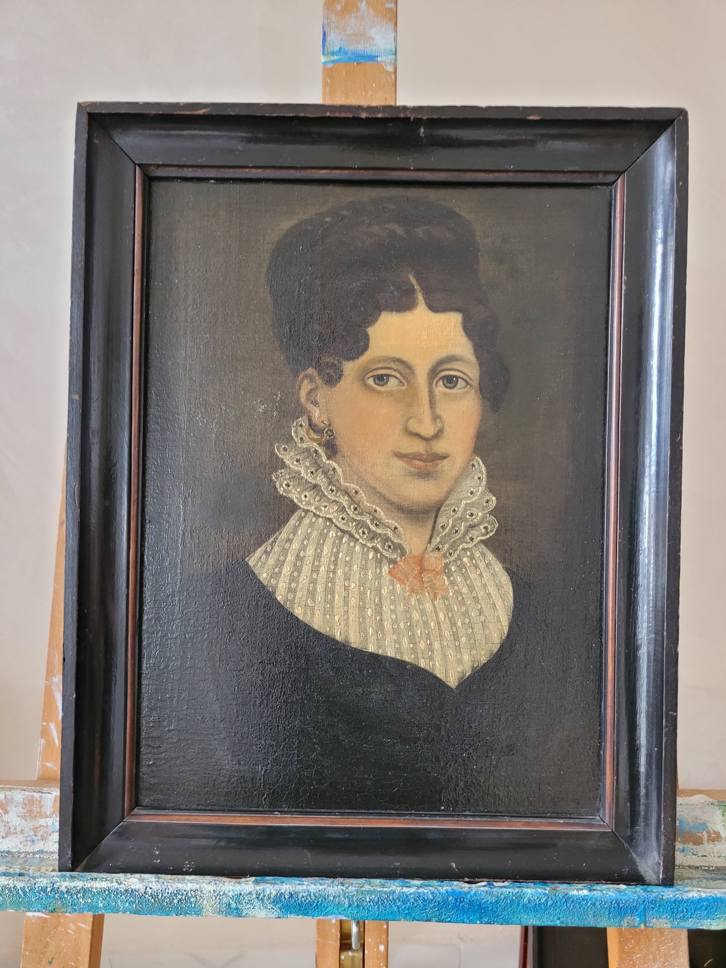 Europäische Schule (XX) Porträt einer Frau 45 x 35 cm