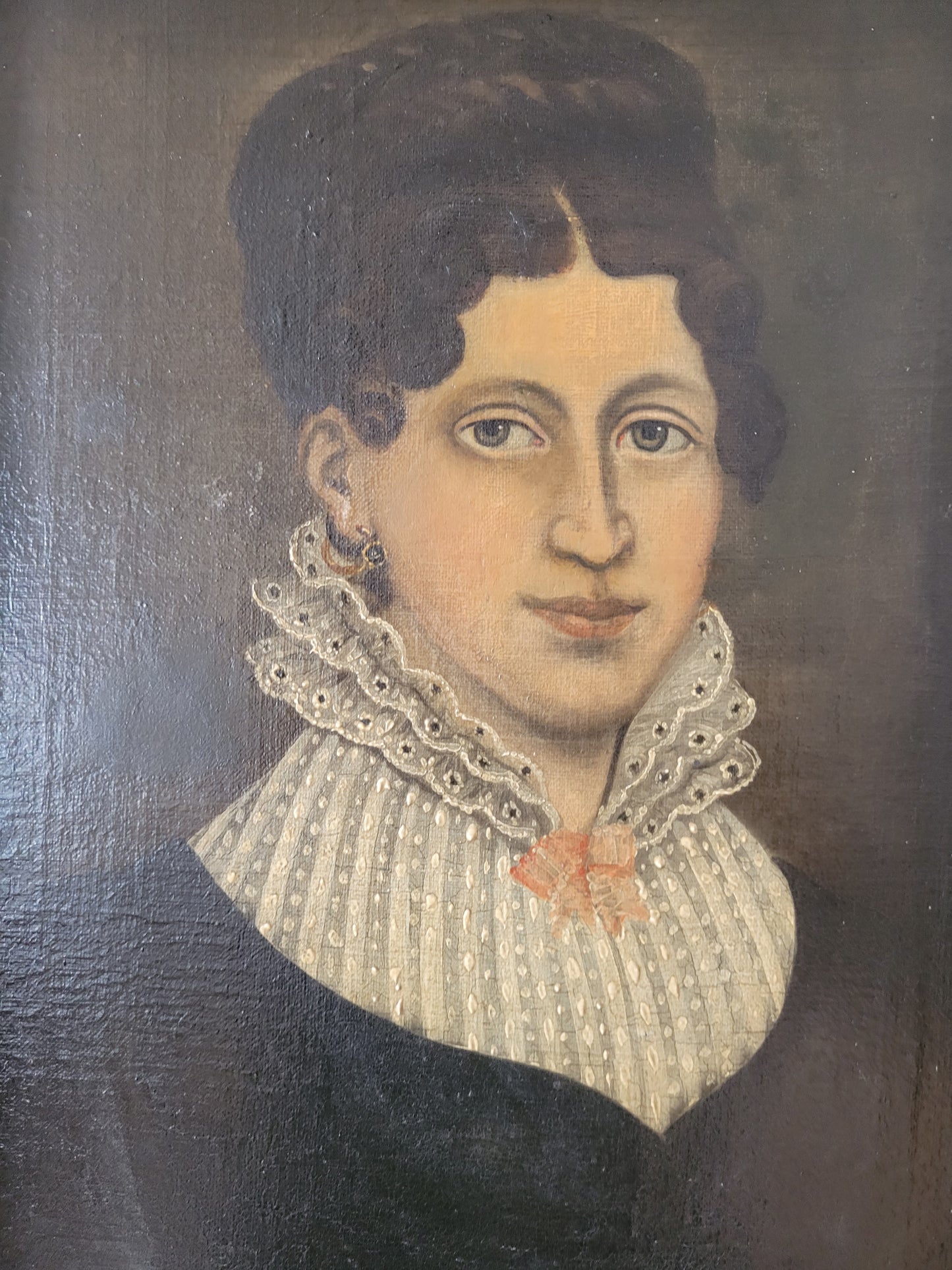 Europäische Schule (XX) Porträt einer Frau 45 x 35 cm