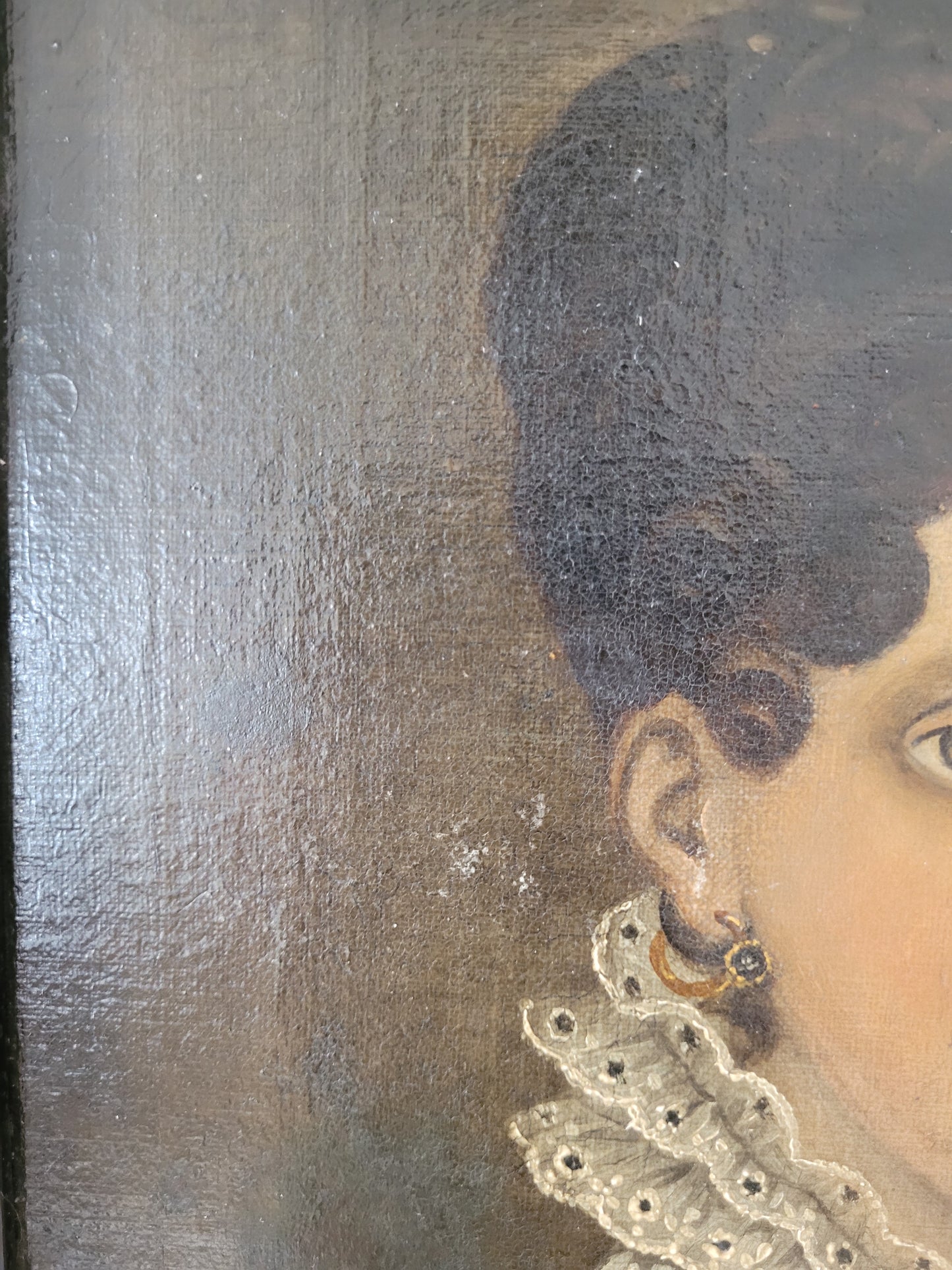 Europäische Schule (XX) Porträt einer Frau 45 x 35 cm