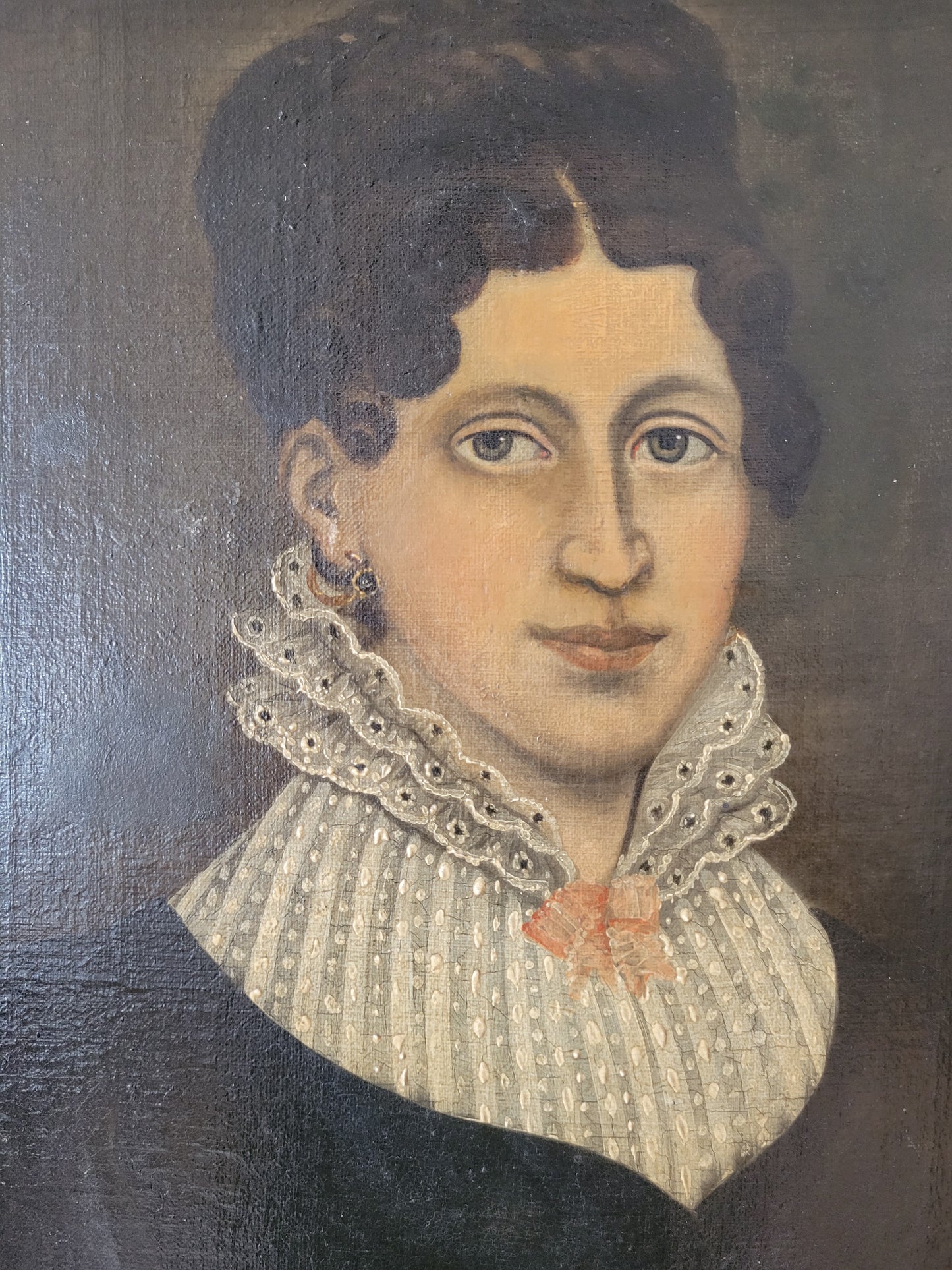 Europäische Schule (XX) Porträt einer Frau 45 x 35 cm