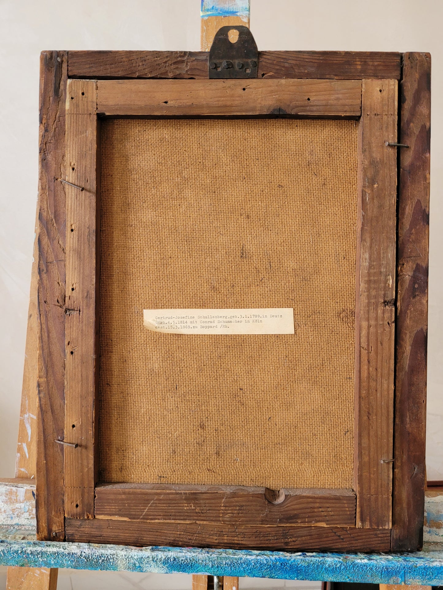 Europäische Schule (XX) Porträt einer Frau 45 x 35 cm