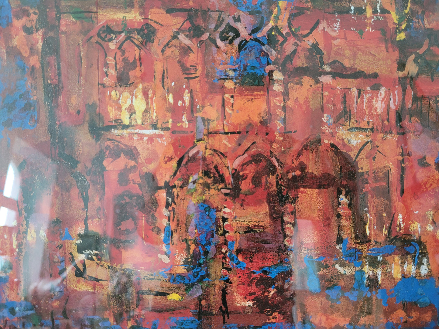 Exilkunst Abstraktes Kunstgemälde Grafik handsigniert 9/250