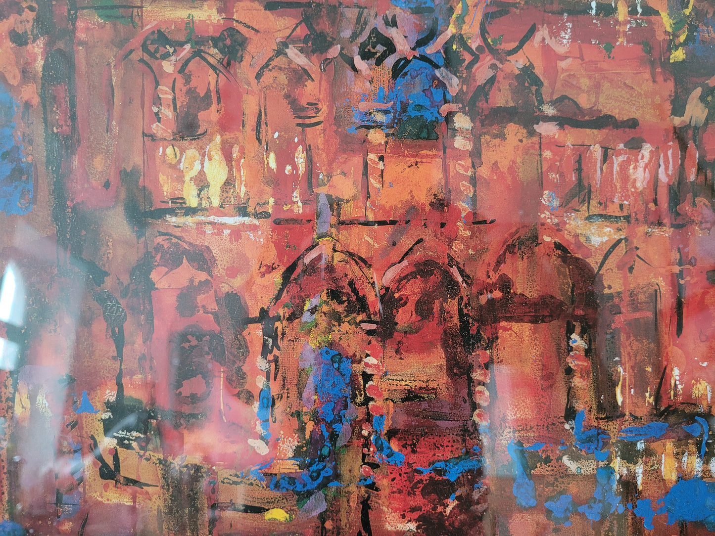 Exilkunst Abstraktes Kunstgemälde Grafik handsigniert 9/250