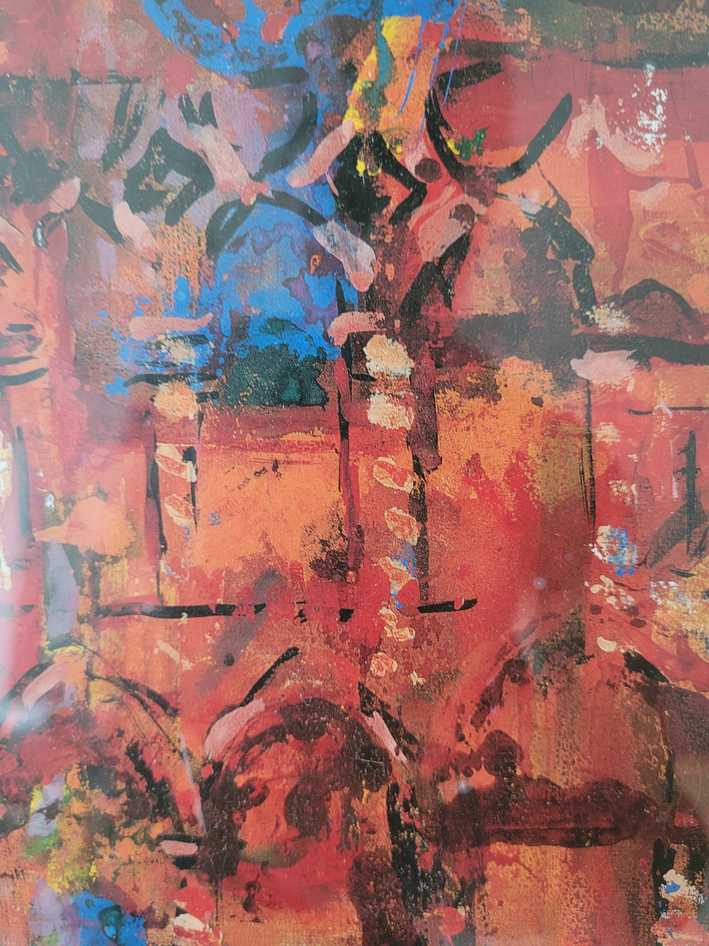 Exilkunst Abstraktes Kunstgemälde Grafik handsigniert 9/250