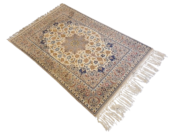 Feiner Handgeknüpfter Orientteppich - Perser Teppich Isfahan 161X106cm