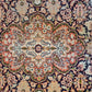 Edler Handgeknüpfter Orientteppich - Seidenteppich aus Kashmir Ghom 180x126cm