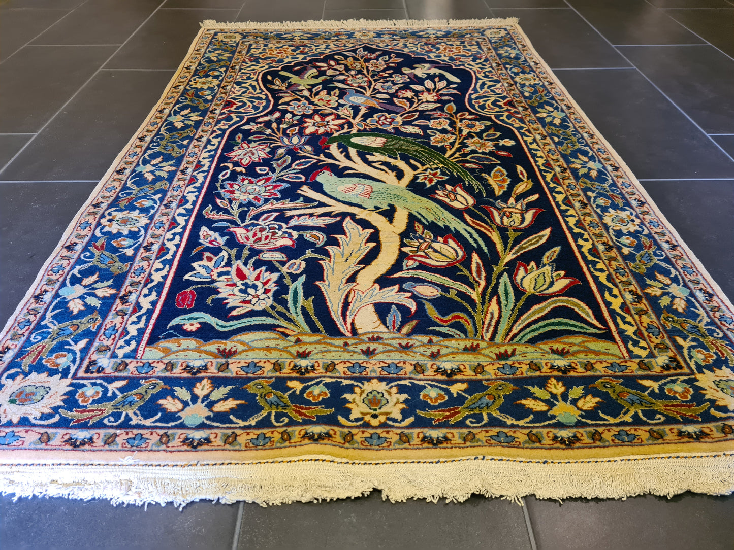 Wertvoller Handgeknüpfter Orientteppich – Ghoum-Teppich 160X105cm