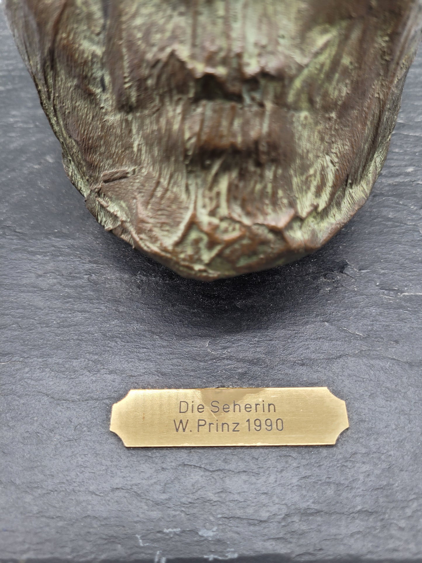 Wolfgang Prinz (geb. 1940) Original Bronze die Seherin