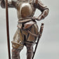 Bronze Skulptur Torwächter Landsknecht in Uniform ca. 2kg