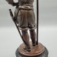 Bronze Skulptur Torwächter Landsknecht in Uniform ca. 2kg