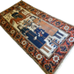 Antiker Bachtiar Teppich Handgeknüpfter Orientteppich 215x118cm