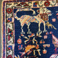 Antiker Perser-Teppich Bilder Täbris – Sammlerstück 97x83cm
