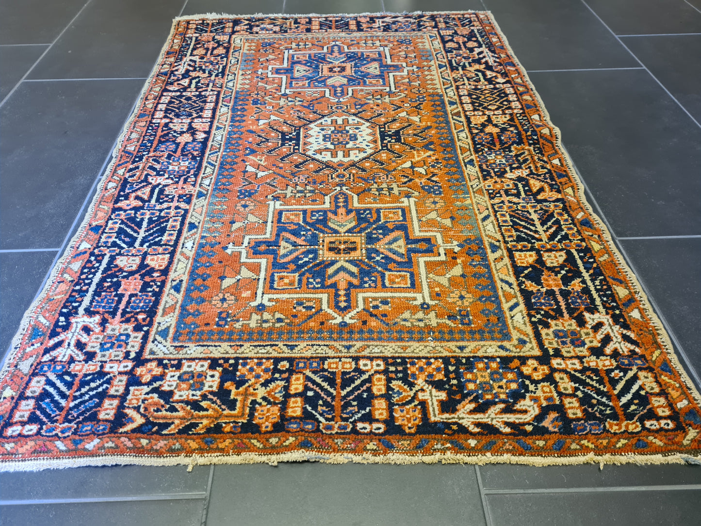 Antiker Feiner Heris Karadja Teppich – Ein echtes Sammlerstück 135x91cm