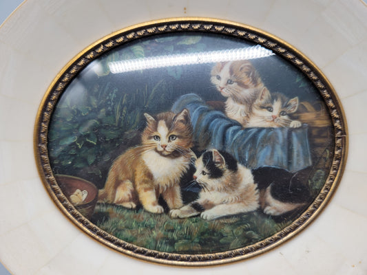 Miniatur-/Lupenmalerei Portraitmalerei Katzenfamilie Katzen