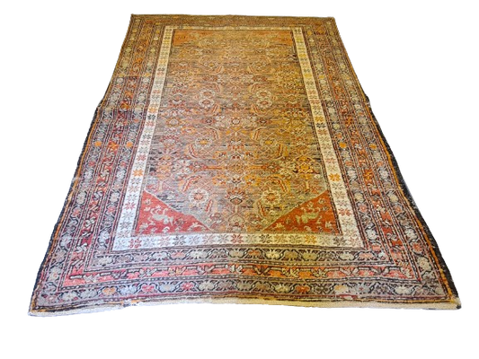 Antiker Persischer Malaya Teppich – Wertvolles Handgeknüpftes Sammlerstück 217x145cm