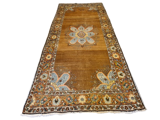Antiker Sarough Teppich Sammlerstück mit musealer Qualität 341x112cm