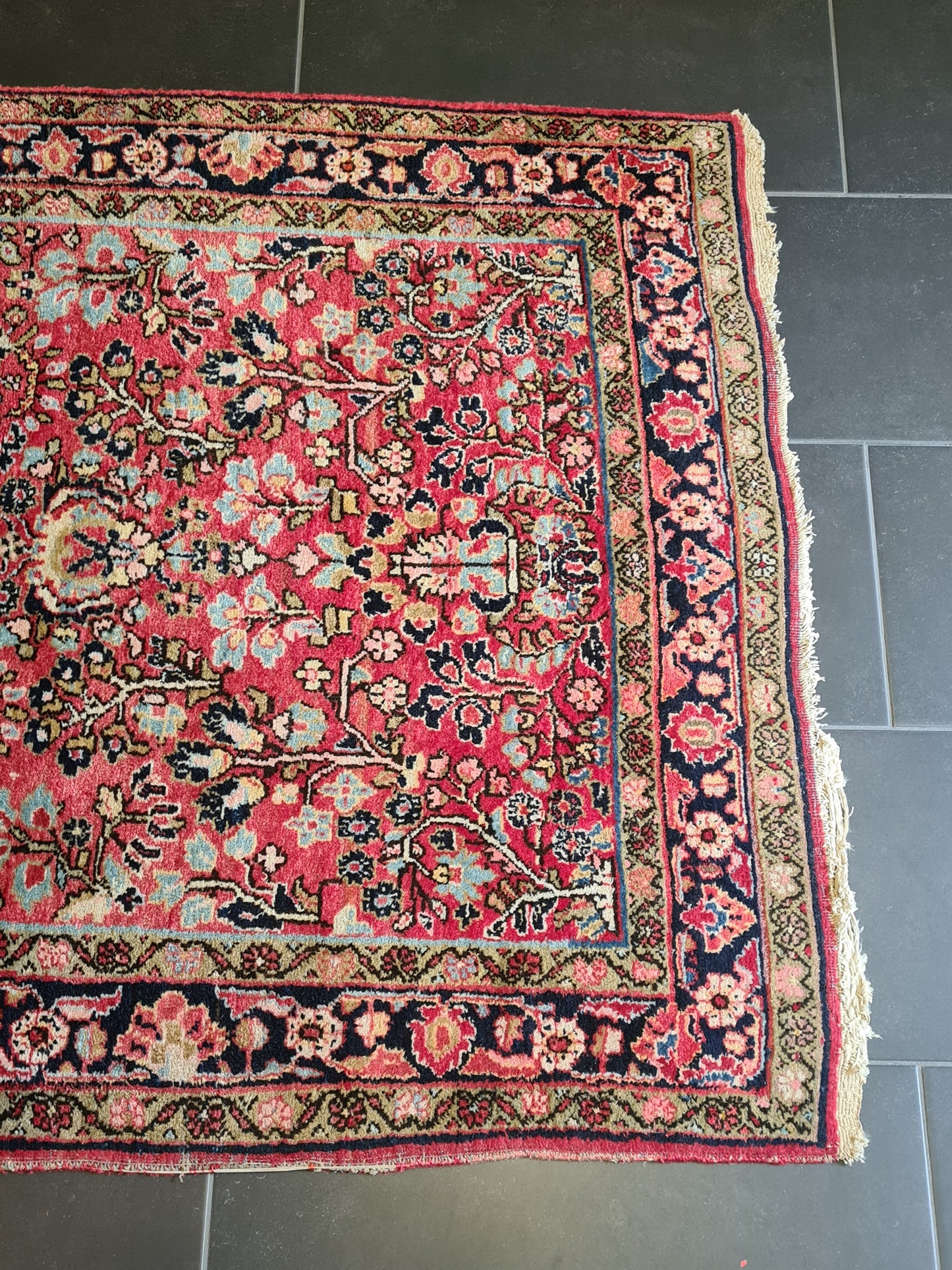 Sarough Teppich Handgeknüpfter Perser Teppich Orientteppich 165x111