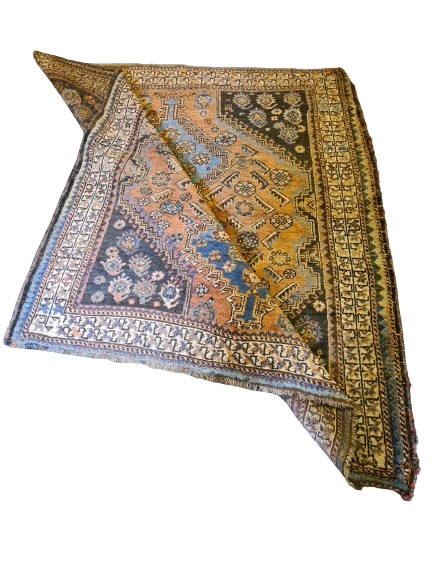 Antiker Perser Teppich – Handgeknüpfter Shiraz Orientteppich 150x135cm