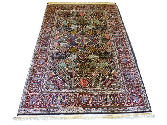 Feiner Perser Teppich – Handgeknüpfter Keshan Orientteppich 176x116cm