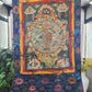 Tibetanisches Thangka Vorhang Teppich Gemälde Rad des Lebens