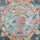 Tibetanisches Thangka Vorhang Teppich Gemälde Rad des Lebens