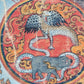 Tibetanisches Thangka Vorhang Teppich Gemälde Rad des Lebens