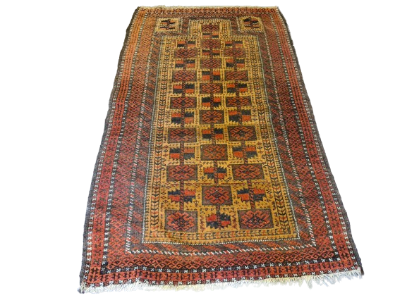 Antiker Belutsch Gebetsteppich – Ein Sammlerstück aus dem Orient 170x99cm