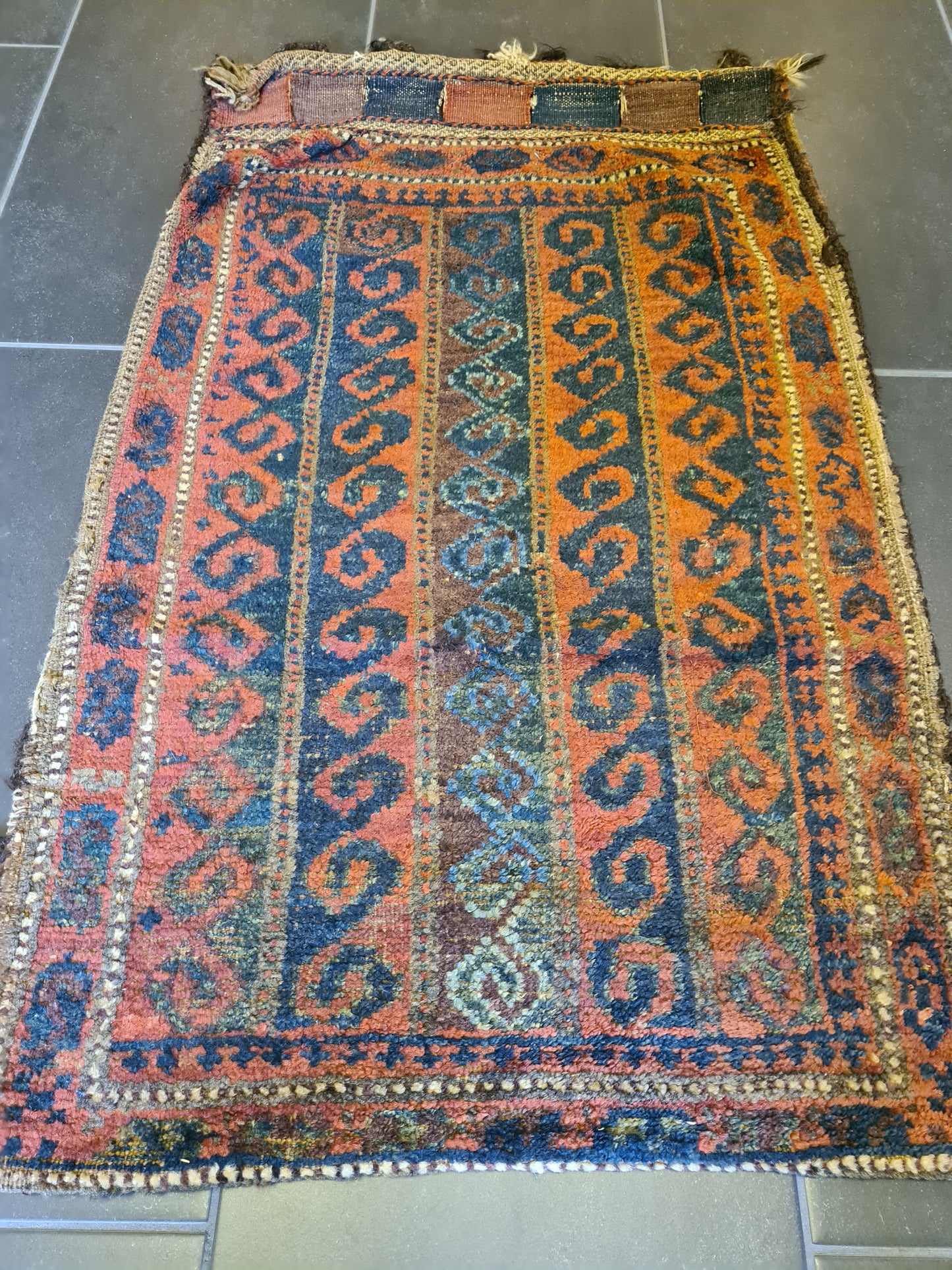 Antiker Perser Satteltaschen-Teppich – Wertvolles Sammlerstück 100 Jahre 93x60cm