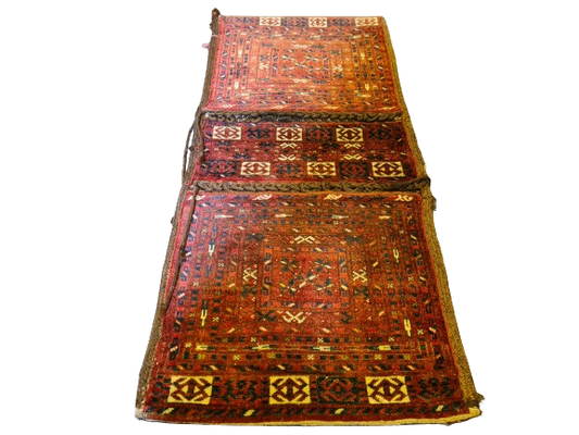 Antiker UdSSR Teppich – Sammlerstück 100 Jahre Satteltasche 112x50cm