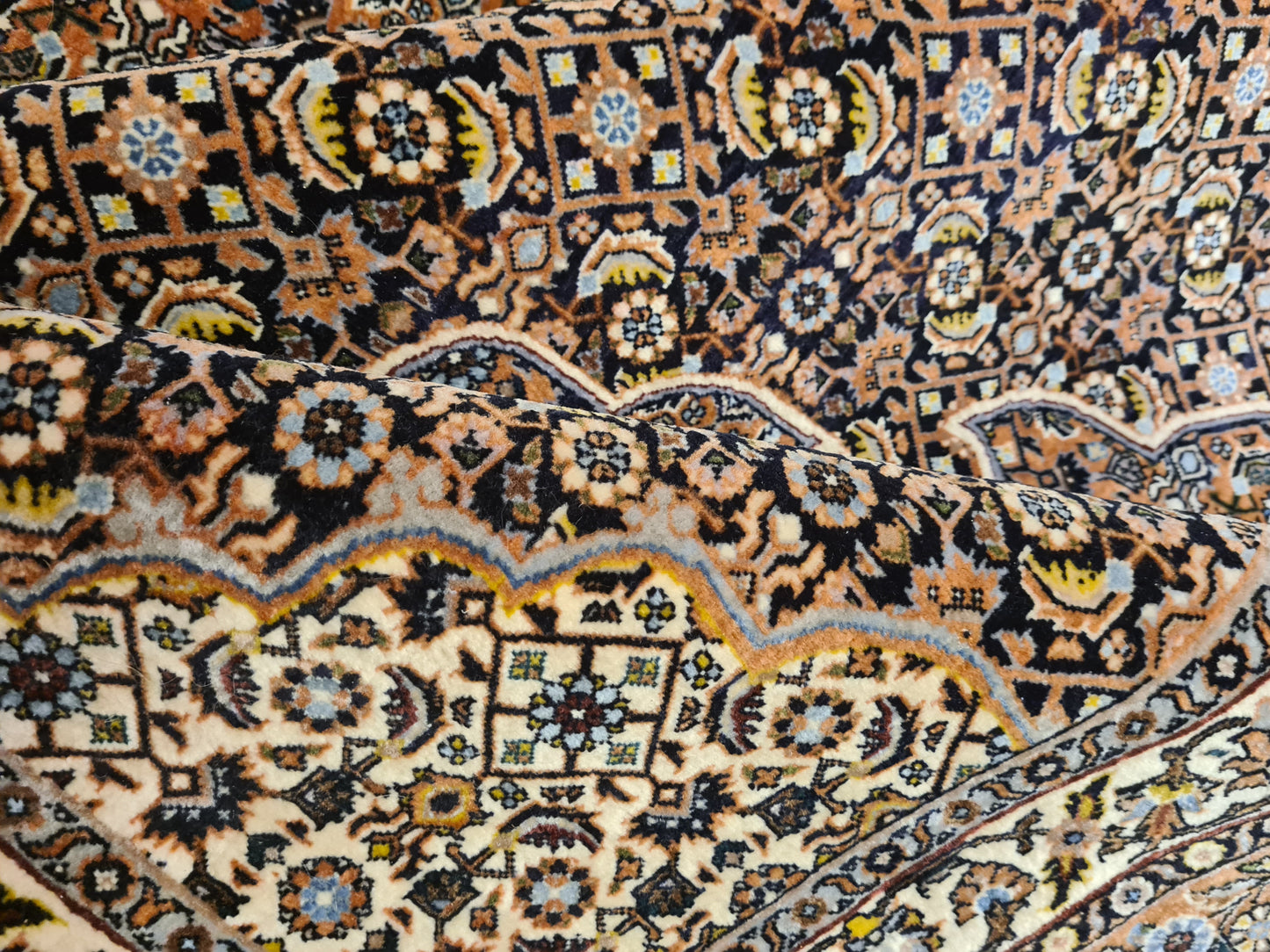 Handgeknüpfter Orientteppich Palast Teppich Bidjar Teppich 405x303cm