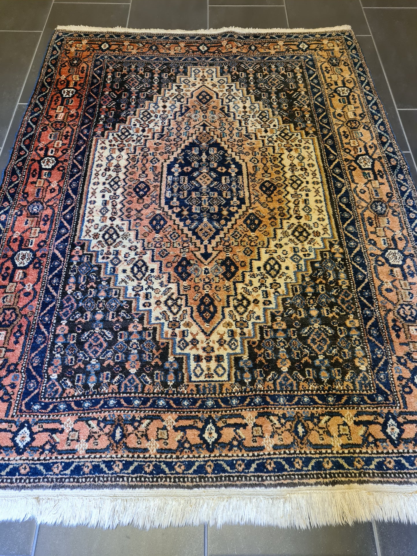 Handgeknüpfter Perser Senneh Bidjar Teppich 150x117cm