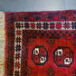 Antiker Orientteppich – Handgeknüpfter Art Déco Afghan Teppich 124x92cm