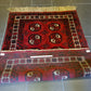 Antiker Orientteppich – Handgeknüpfter Art Déco Afghan Teppich 124x92cm
