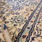 Perser Nain Teppich Handgeknüpft Feinste Korkwolle, Seide 210x117