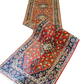 Orientteppich Handgeknüpfter Perser Keshan Teppichläufer 406x80