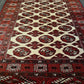 Antiker Feiner Turkman Orientteppich Meisterwerk aus Turkmenistan 143x106cm