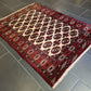 Antiker Feiner Turkman Orientteppich Meisterwerk aus Turkmenistan 143x106cm