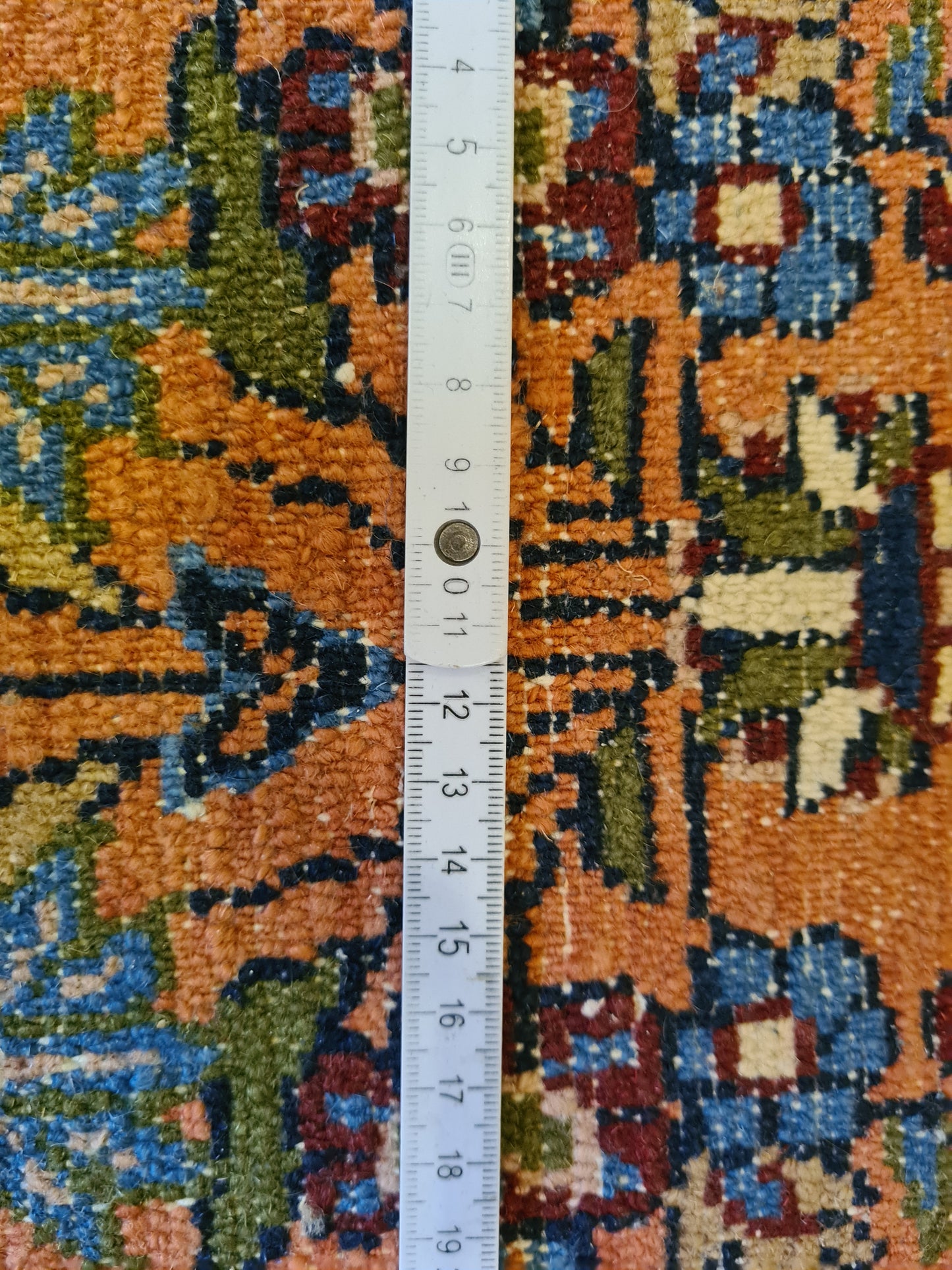Handgeknüpfter Perser Teppichläufer Sarough Orientteppich 338x79cm